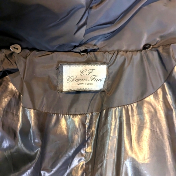 Diana Rosh/ NYC Charm Furs 3/4 Black Puffer Coat/No Hood...Size Large - Picture 5 of 8